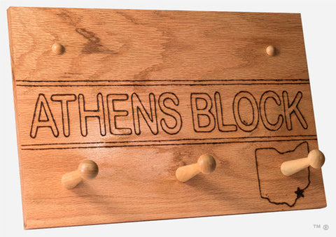 Athens Block Coat Rack