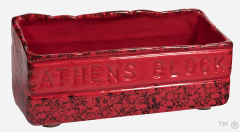 Athens Block Letter Holder (Blackened Red)
