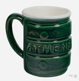 Athens Block Mug (green) 3