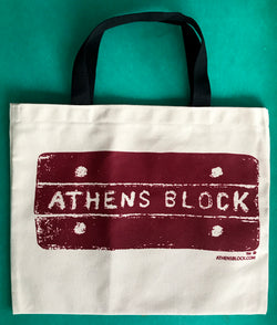 Athens Block Tote Bag