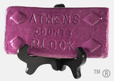 Athens County Block Tile - Mauve