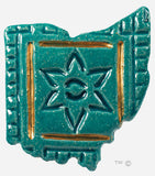 Starbrick State Plate Turquoise